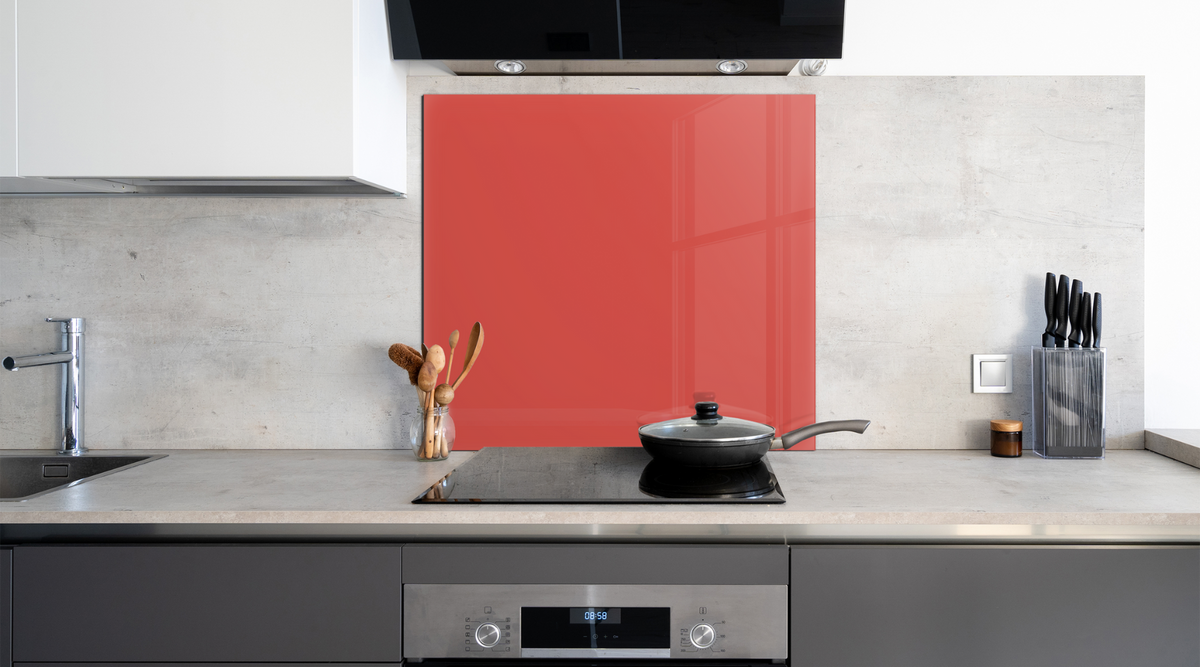 Glass Kitchen Backsplash Transform Your Space With Style And Function   Red Glass Backsplash 1200x667 