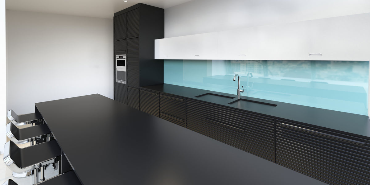 Back painted glass kitchen cabinets online