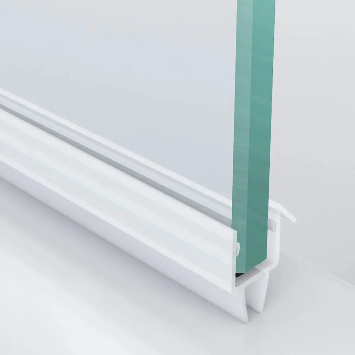 950mm Translucent Glass to Floor Seals